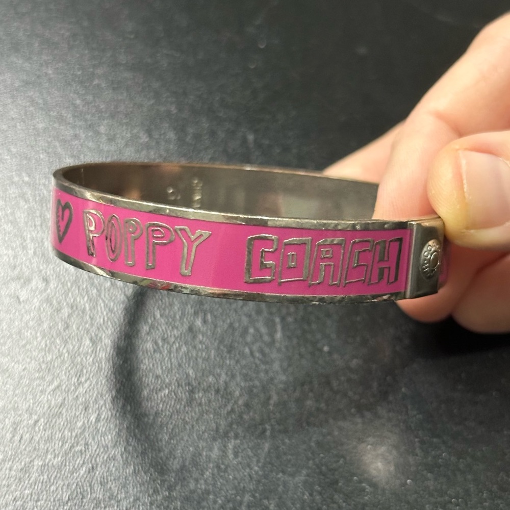 Coach Poppy Bangle Limited Edition - Pre loved